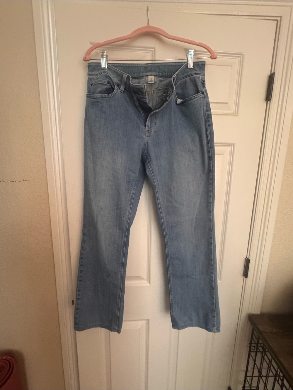 L.L. Bean Women's Light Wash Straight Leg Jeans - Light Blue